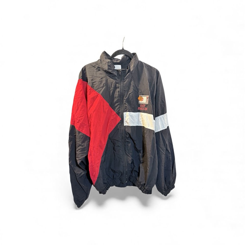 Rare 90s Style “Blazer Broadcasting” Windbreaker